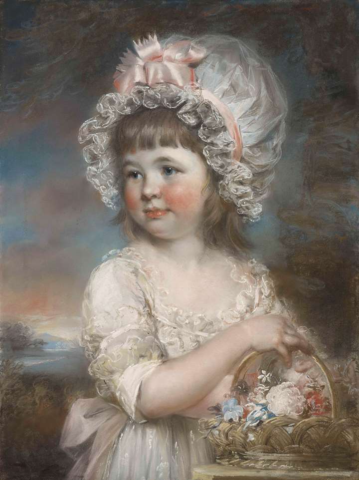 Portrait of Lady Henrietta Elizabeth Cavendish, younger daughter of William, fifth Duke of Devonshire, aged five, later Harriet Leveson-Gower, Countess Granville (1785-1862)